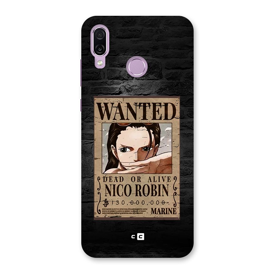 Nico Robin Wanted Back Case for Honor Play