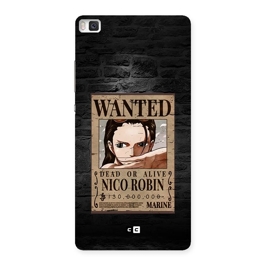 Nico Robin Wanted Back Case for Huawei P8