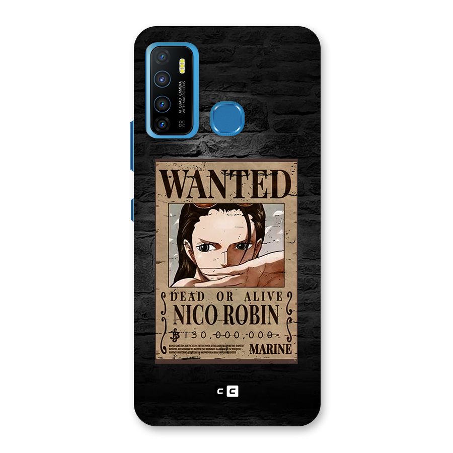 Nico Robin Wanted Back Case for Infinix Hot 9