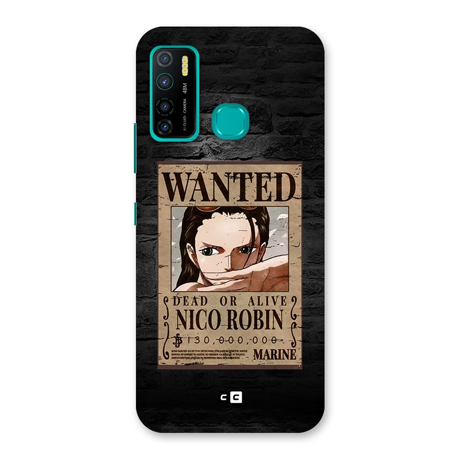 Nico Robin Wanted Back Case for Infinix Hot 9 Pro