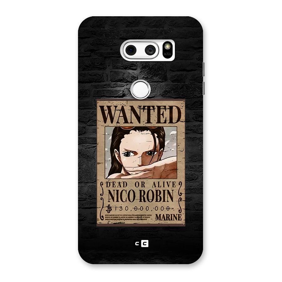 Nico Robin Wanted Back Case for LG V30