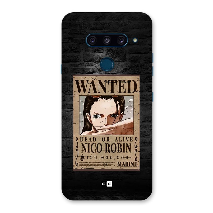 Nico Robin Wanted Back Case for LG  V40 ThinQ