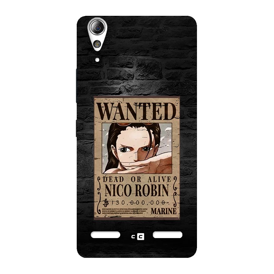 Nico Robin Wanted Back Case for Lenovo A6000