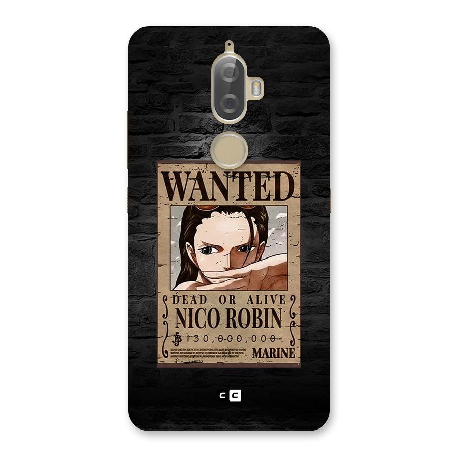 Nico Robin Wanted Back Case for Lenovo K8 Plus