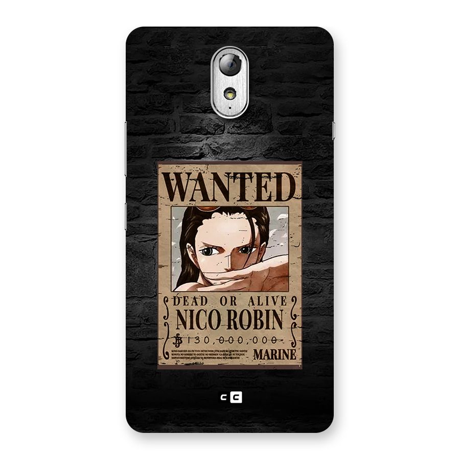 Nico Robin Wanted Back Case for Lenovo Vibe P1M