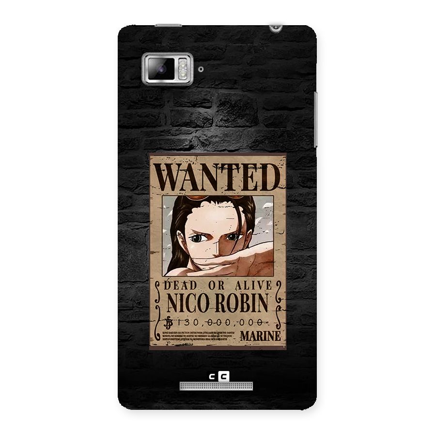 Nico Robin Wanted Back Case for Lenovo Vibe Z K910