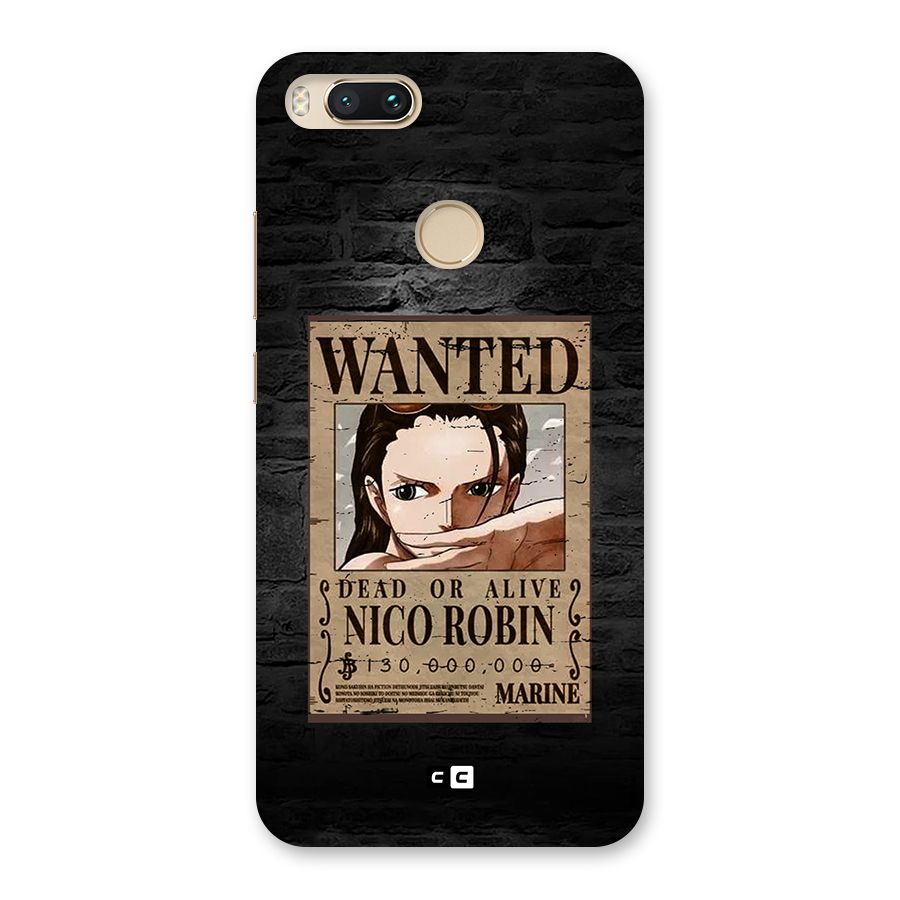 Nico Robin Wanted Back Case for Mi A1