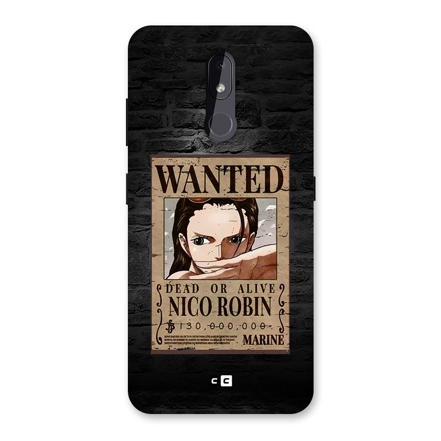 Nico Robin Wanted Back Case for Nokia 3.2