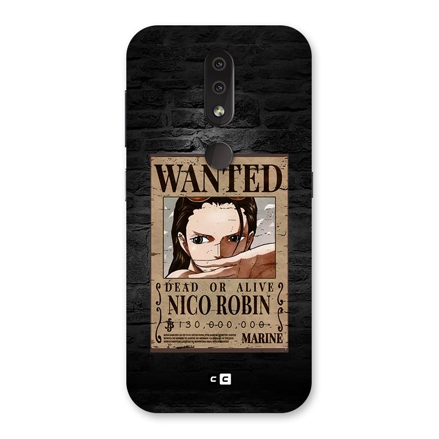Nico Robin Wanted Back Case for Nokia 4.2