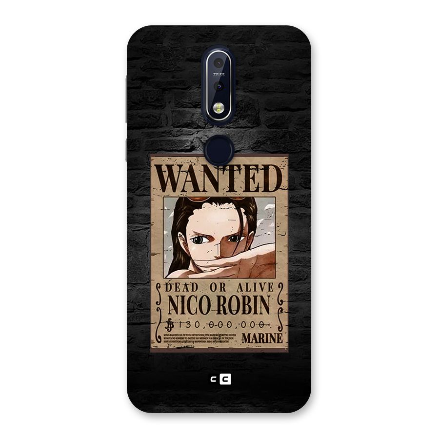 Nico Robin Wanted Back Case for Nokia 7.1