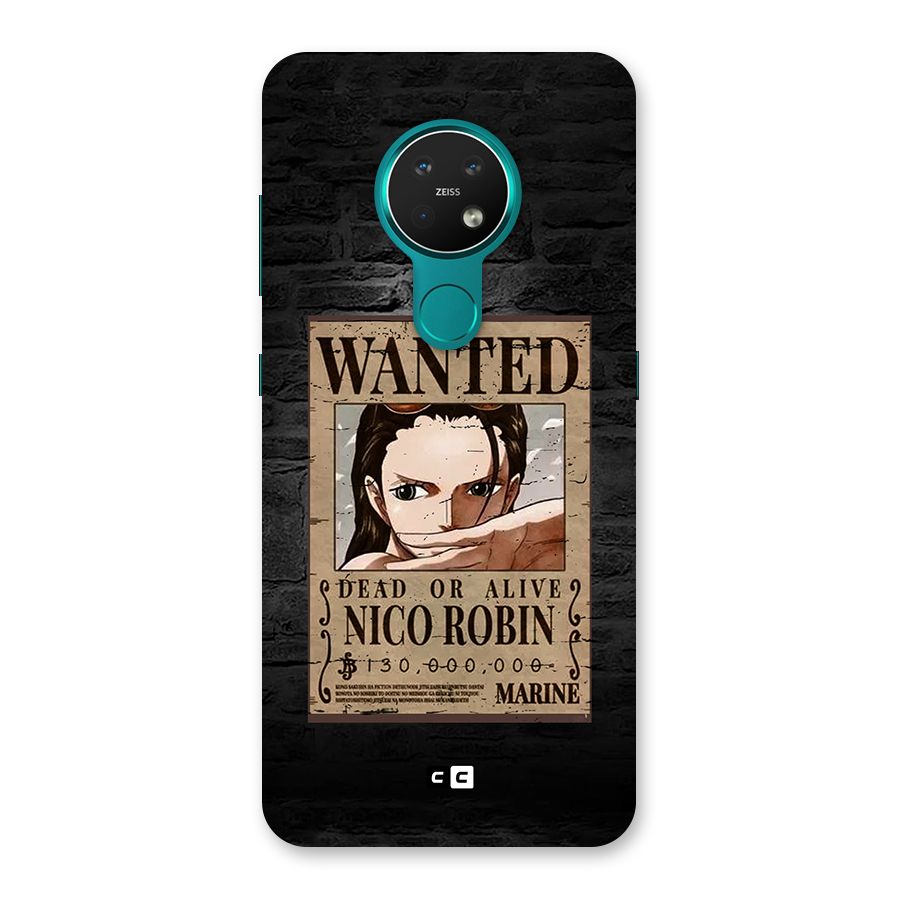 Nico Robin Wanted Back Case for Nokia 7.2