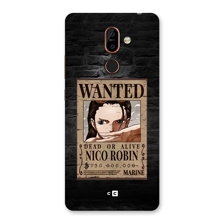 Nico Robin Wanted Back Case for Nokia 7 Plus