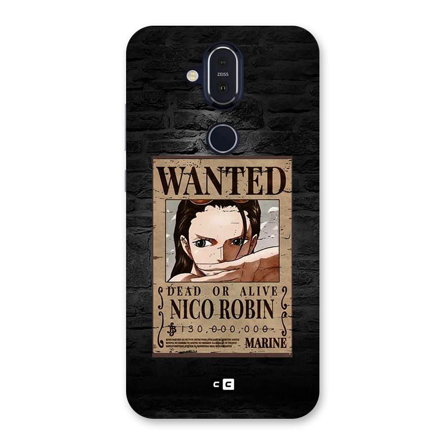 Nico Robin Wanted Back Case for Nokia 8.1