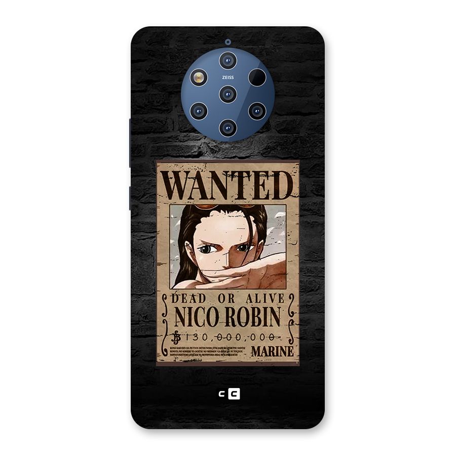 Nico Robin Wanted Back Case for Nokia 9 PureView