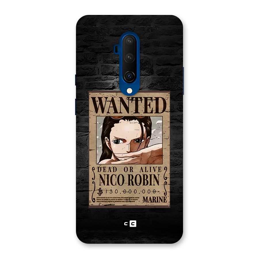Nico Robin Wanted Back Case for OnePlus 7T Pro
