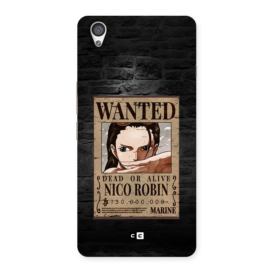 Nico Robin Wanted Back Case for OnePlus X