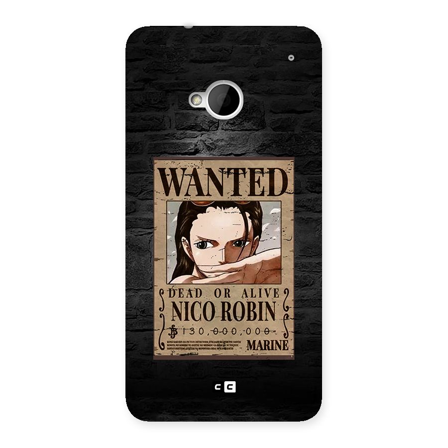Nico Robin Wanted Back Case for One M7 (Single Sim)