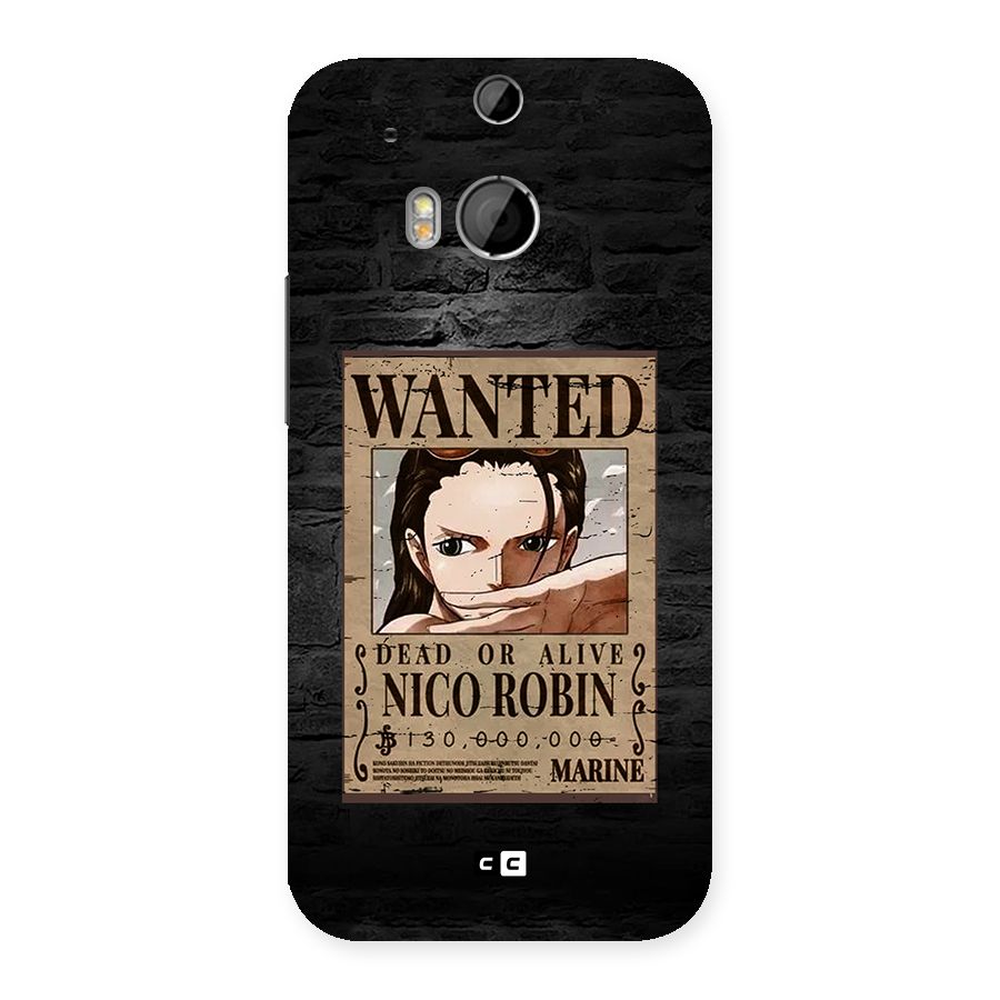 Nico Robin Wanted Back Case for One M8