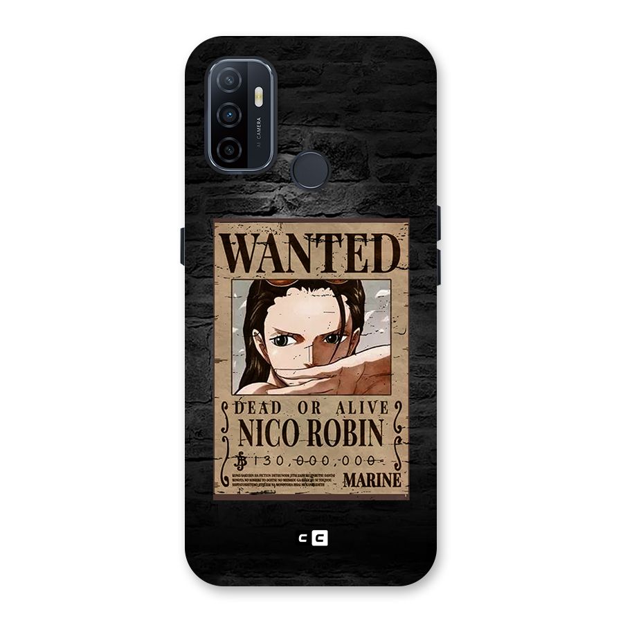 Nico Robin Wanted Back Case for Oppo A32