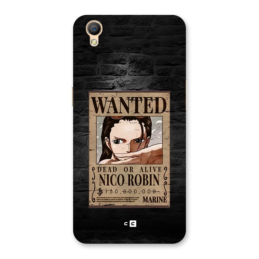 Nico Robin Wanted Back Case for Oppo A37