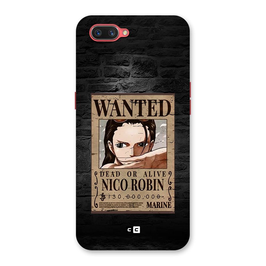 Nico Robin Wanted Back Case for Oppo A3s