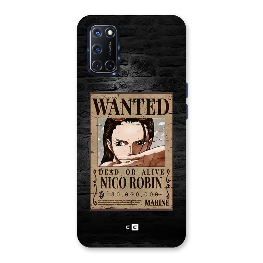 Nico Robin Wanted Back Case for Oppo A52