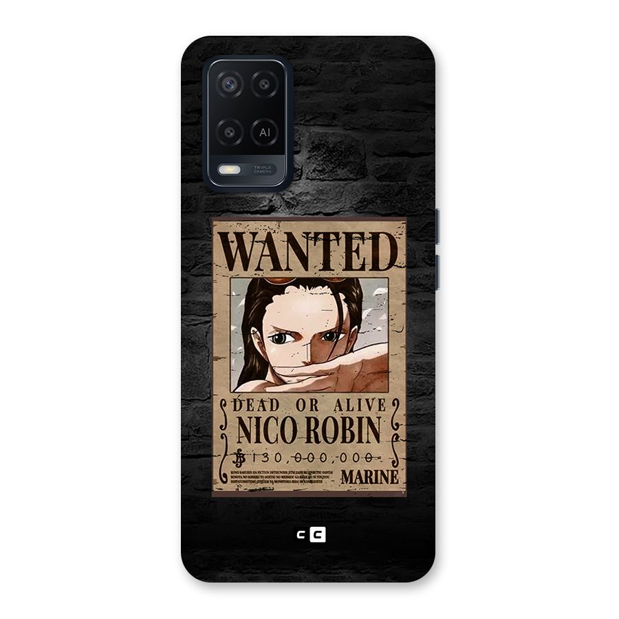 Nico Robin Wanted Back Case for Oppo A54