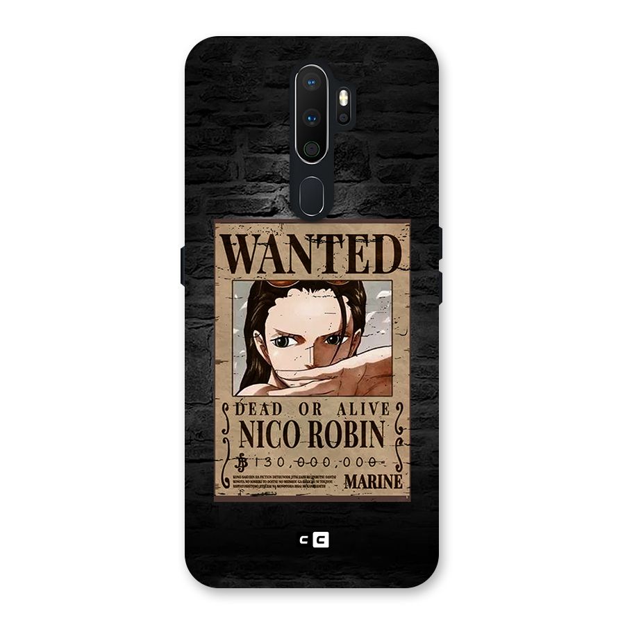 Nico Robin Wanted Back Case for Oppo A5 (2020)