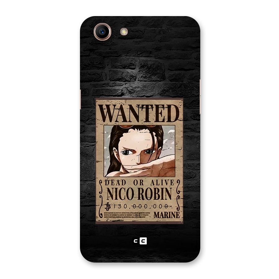 Nico Robin Wanted Back Case for Oppo A83 (2018)