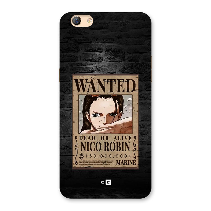 Nico Robin Wanted Back Case for Oppo F3 Plus