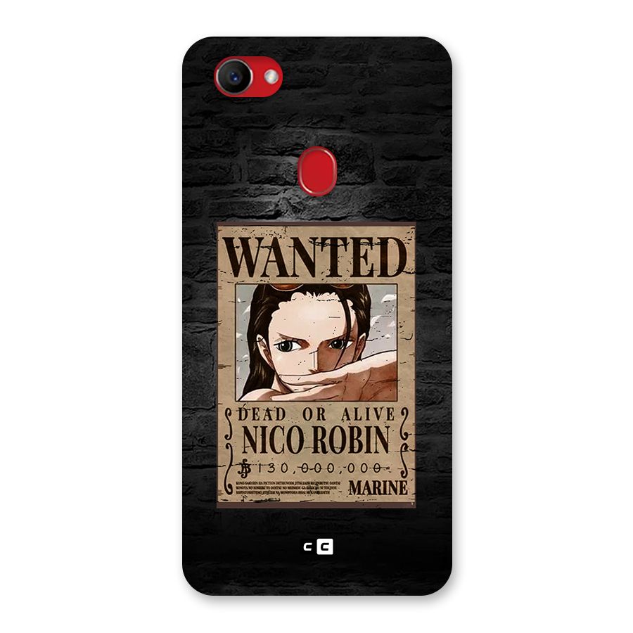 Nico Robin Wanted Back Case for Oppo F7
