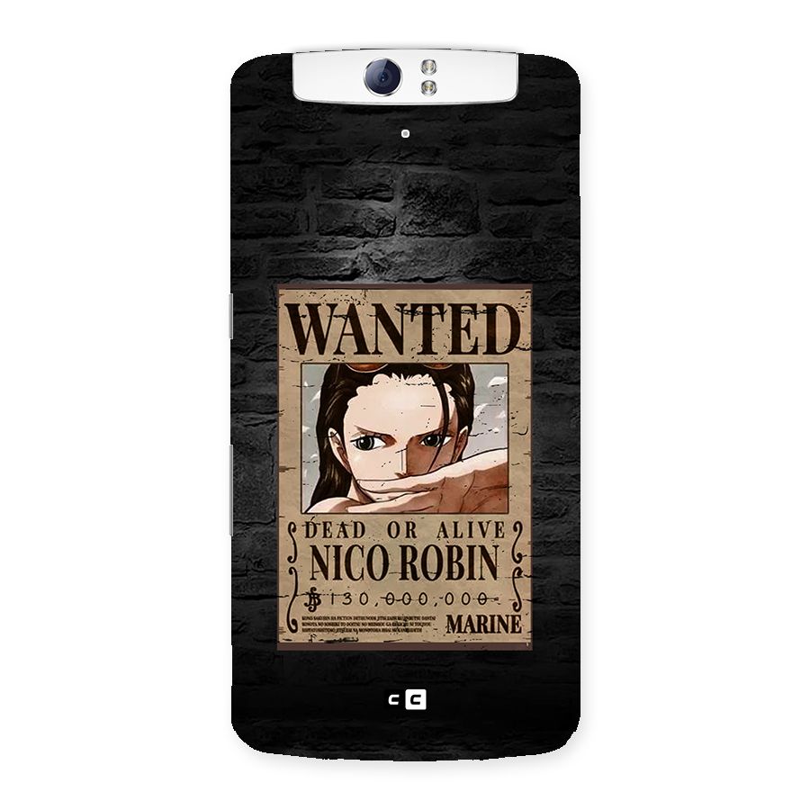 Nico Robin Wanted Back Case for Oppo N1