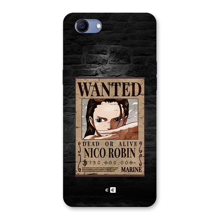 Nico Robin Wanted Back Case for Realme 1