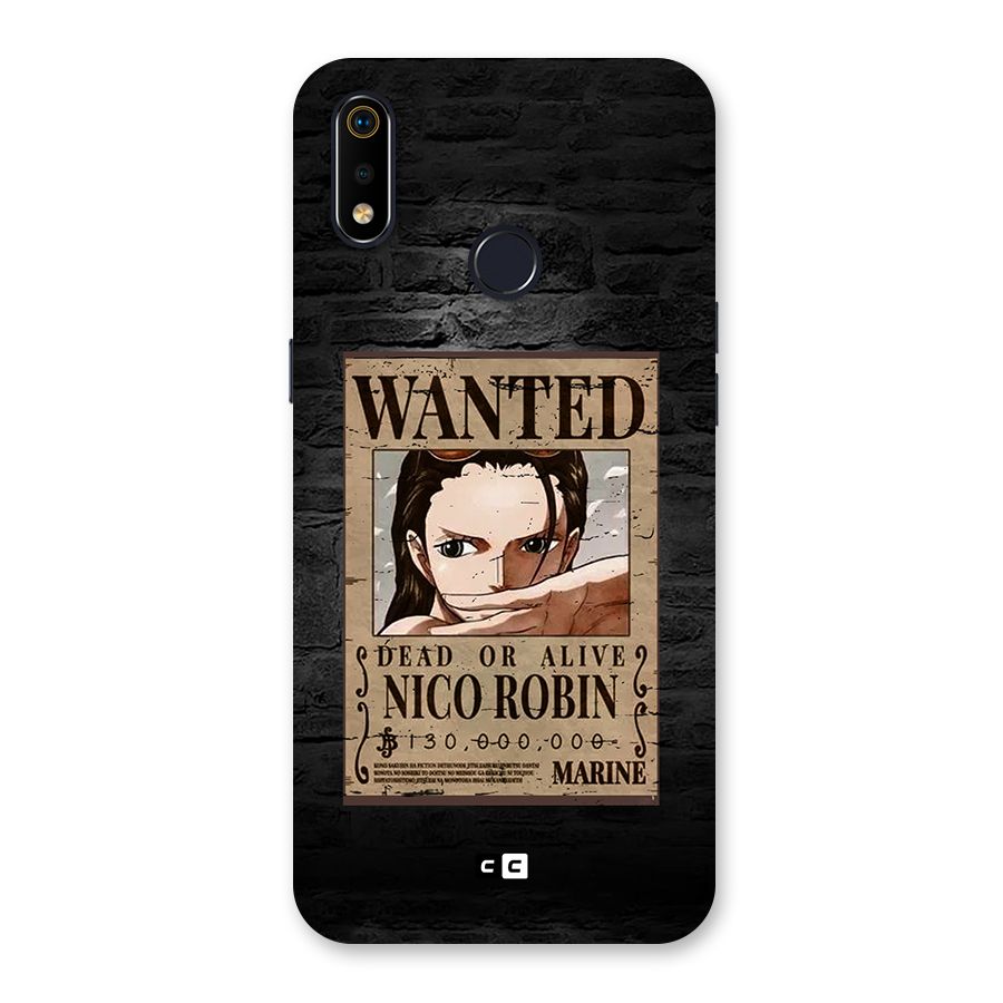 Nico Robin Wanted Back Case for Realme 3i