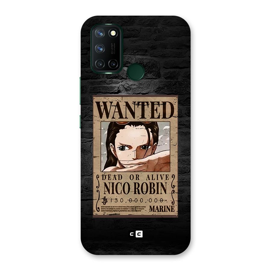 Nico Robin Wanted Back Case for Realme 7i