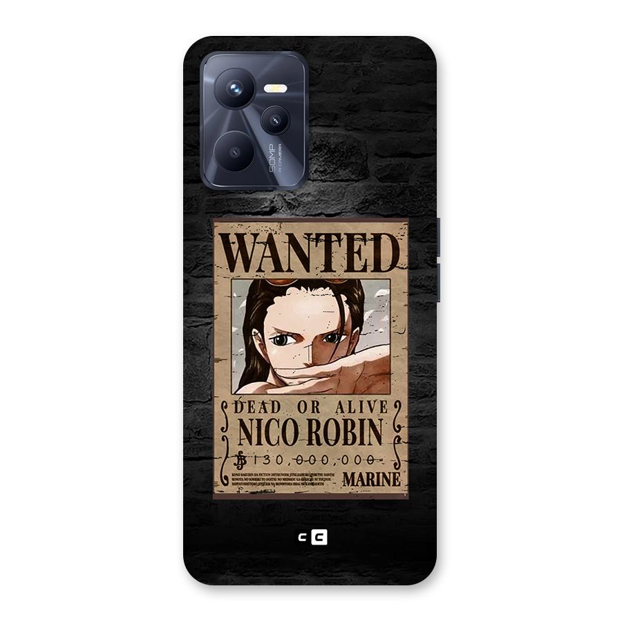Nico Robin Wanted Back Case for Realme C35
