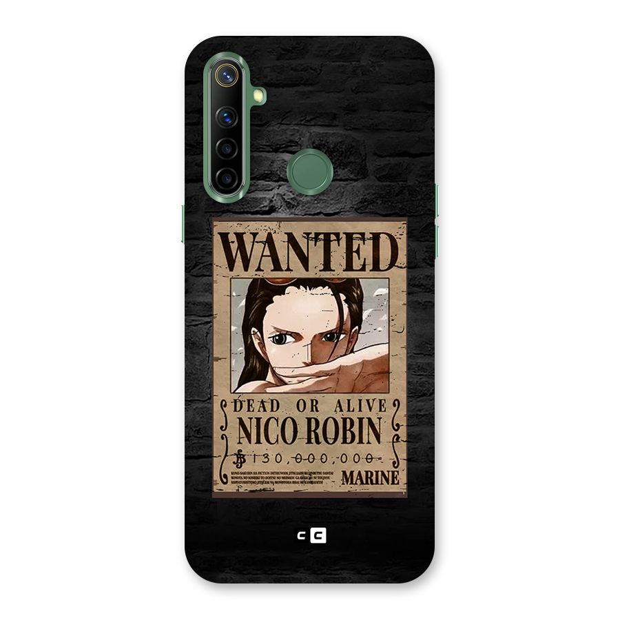 Nico Robin Wanted Back Case for Realme Narzo 10