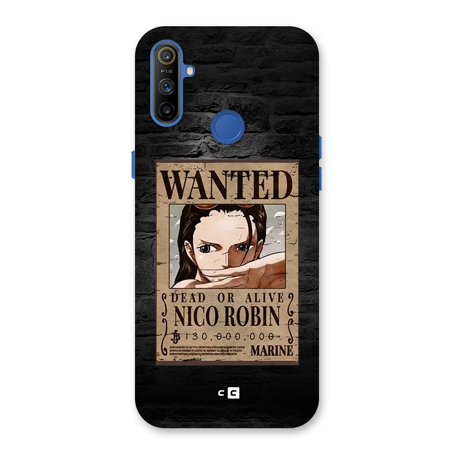 Nico Robin Wanted Back Case for Realme Narzo 10A