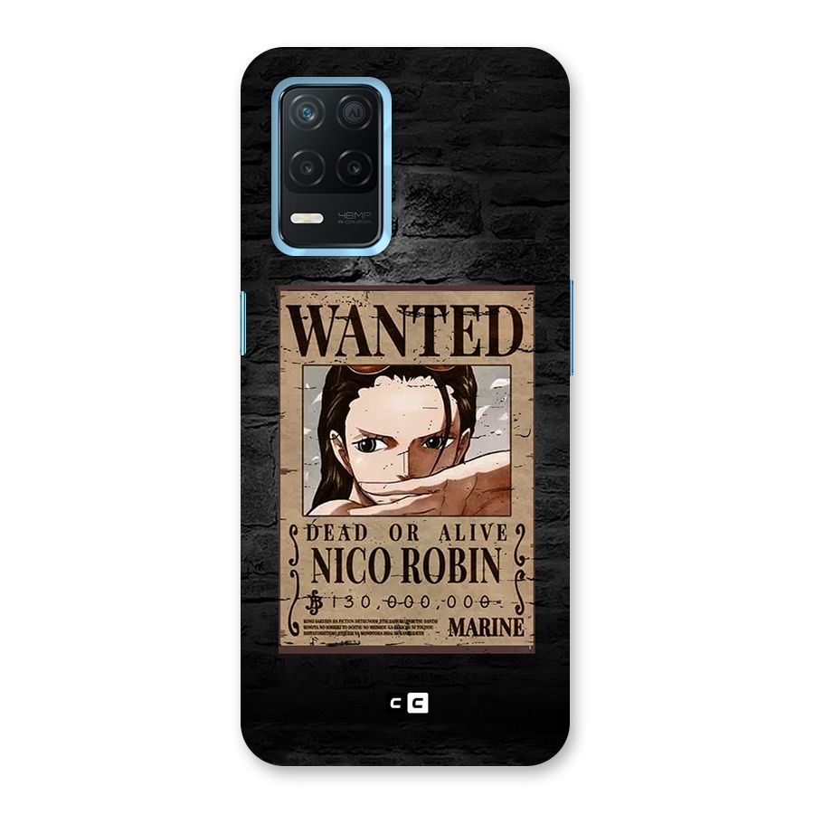 Nico Robin Wanted Back Case for Realme Narzo 30 5G