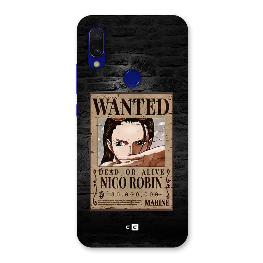 Nico Robin Wanted Back Case for Redmi 7