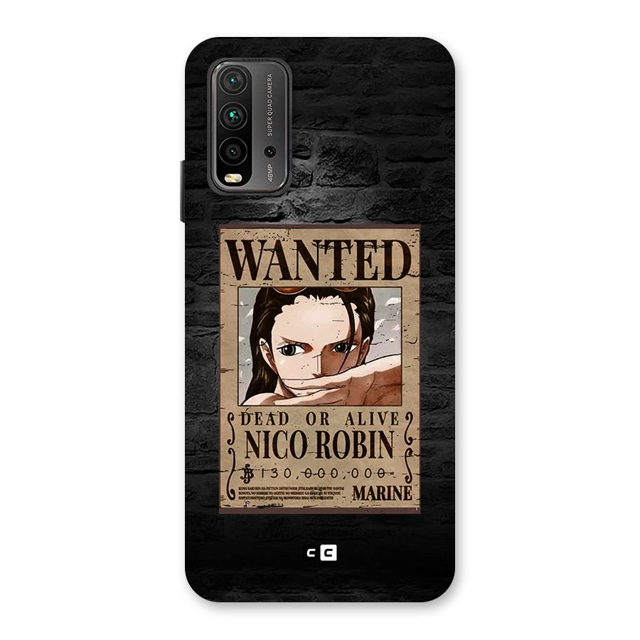 Nico Robin Wanted Back Case for Redmi 9 Power