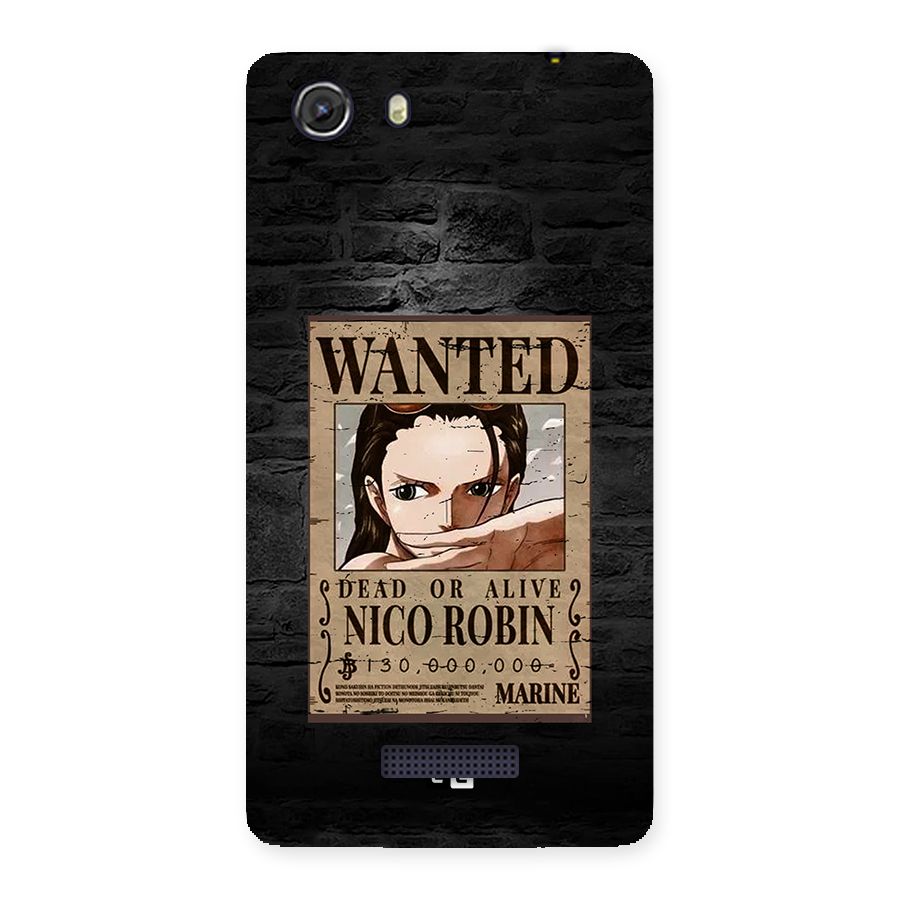 Nico Robin Wanted Back Case for Unite 3