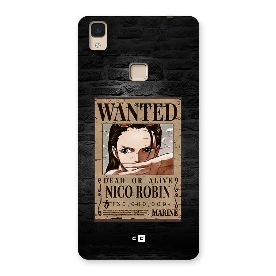 Nico Robin Wanted Back Case for V3 Max