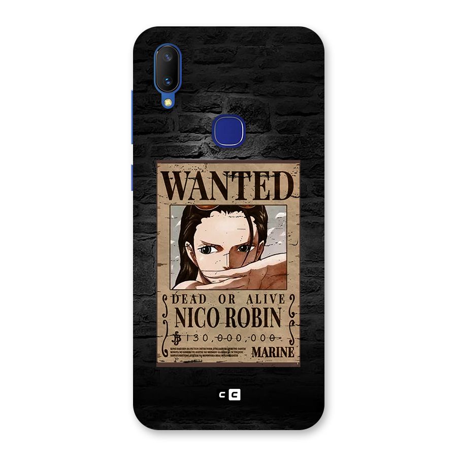 Nico Robin Wanted Back Case for Vivo V11