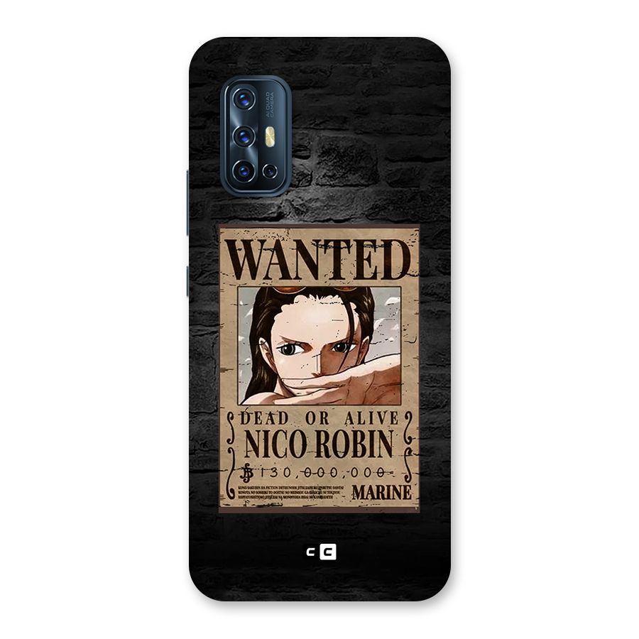 Nico Robin Wanted Back Case for Vivo V17