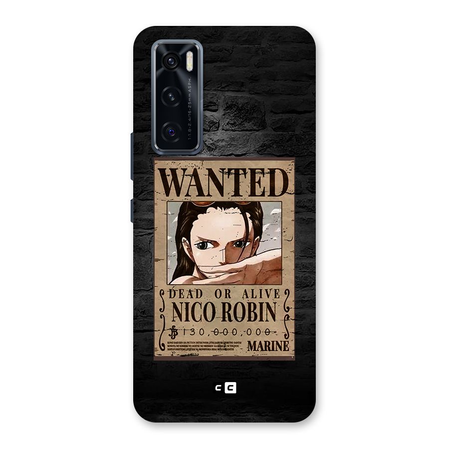 Nico Robin Wanted Back Case for Vivo V20 SE