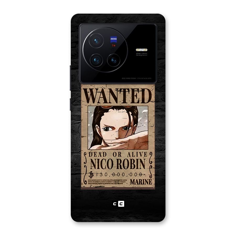 Nico Robin Wanted Back Case for Vivo X80