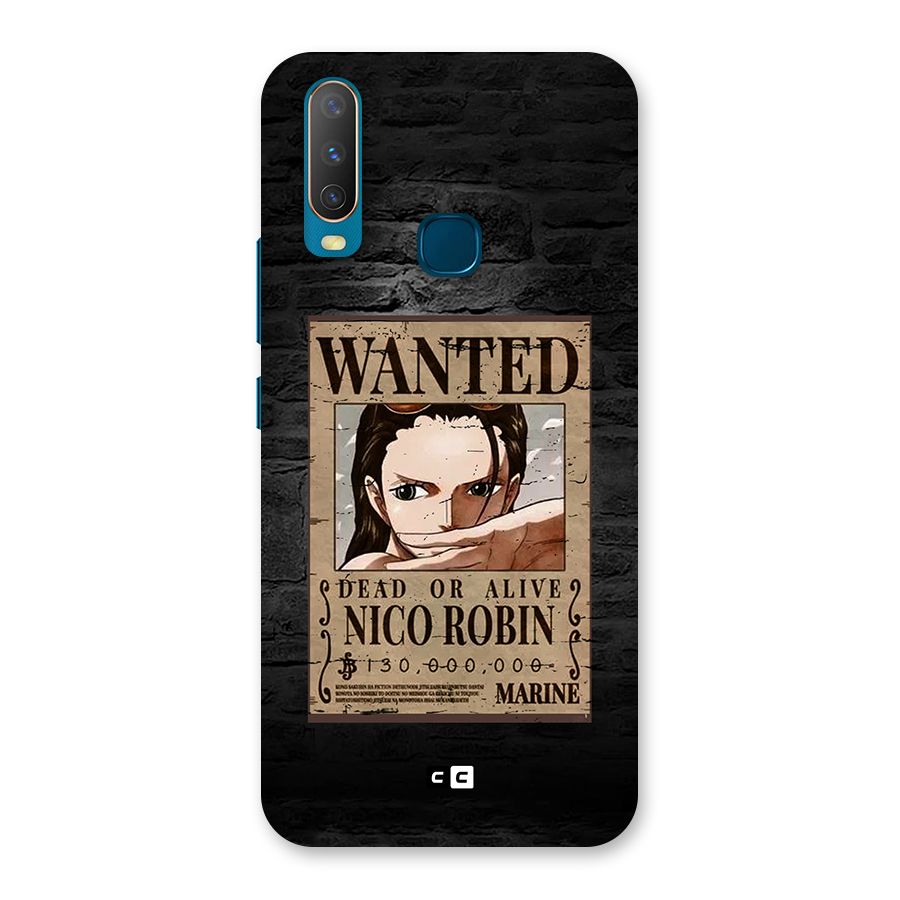 Nico Robin Wanted Back Case for Vivo Y11