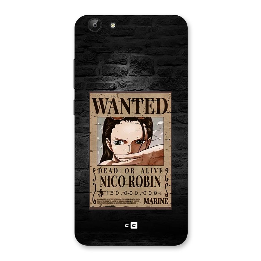Nico Robin Wanted Back Case for Vivo Y69