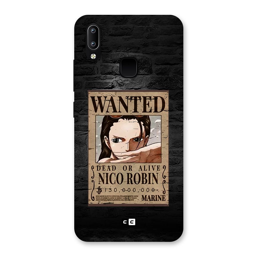 Nico Robin Wanted Back Case for Vivo Y93